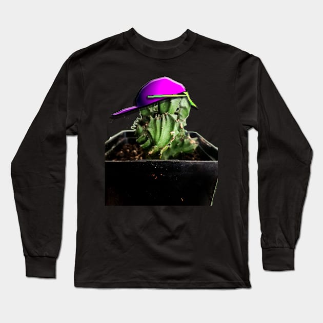 Cooler Cactus Long Sleeve T-Shirt by IanWylie87